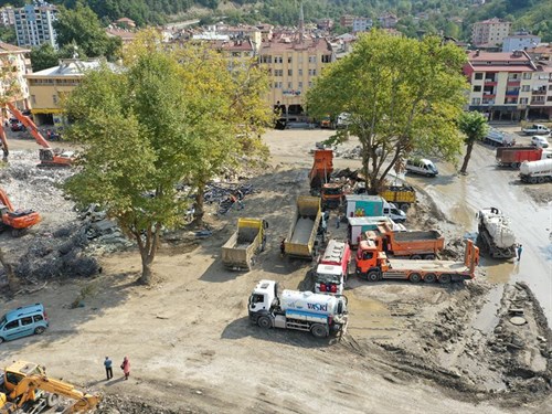 Bozkurt'taki Sel Felaketinin 20'nci Gününde Çalışmalar Aralıksız Sürüyor